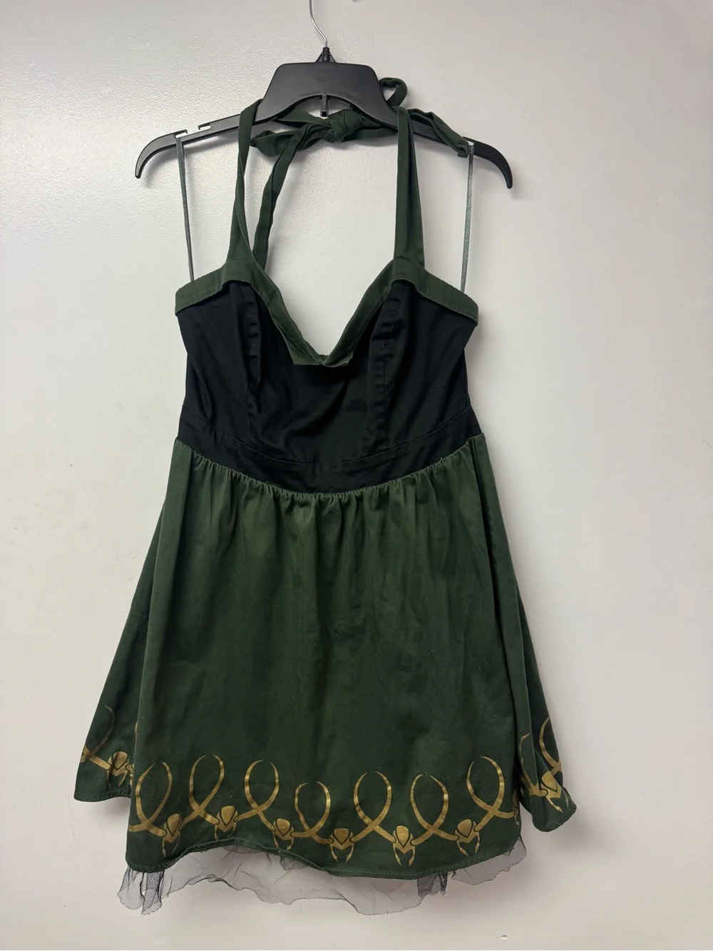 Her Universe Marvel Loki Limited Edition Halter Dress XL Cosplay Disneybound - Picture 4 of 12
